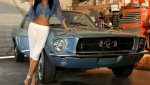 Brunette with blue classic Mustang.jpg